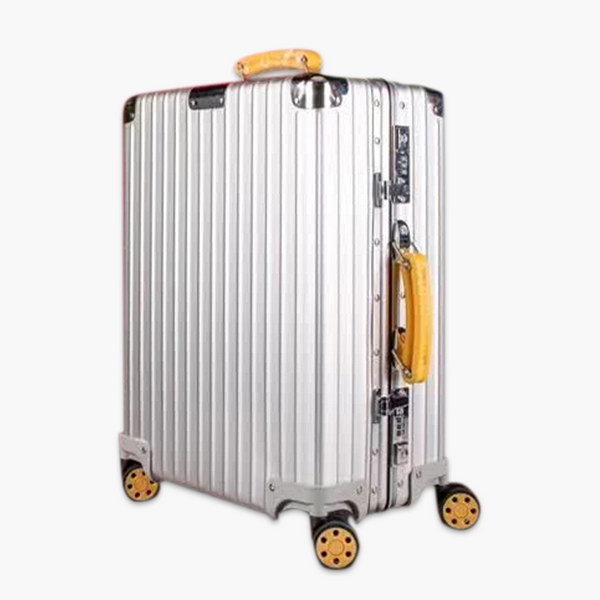 商品Alt模板：日默瓦/Rimowa 旅行箱，全​铝​镁‎合金，经典款​的新版‎本，彩色皮质把手，购买就送透明套，4个轮子，2个手把，绑带，想怎么换就怎么换，永远是街头机场最靓的你 - xtest